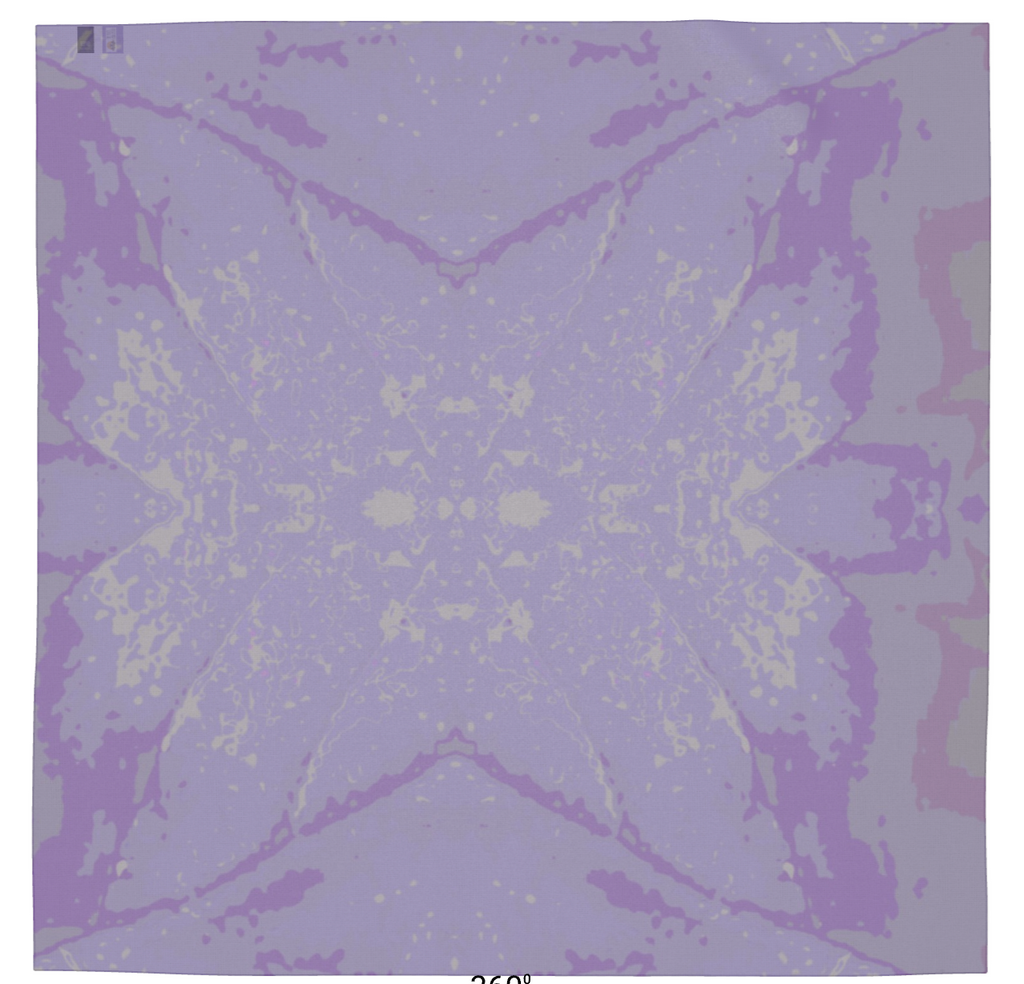 Purple Leaf Scarf Wrap or Shawl
