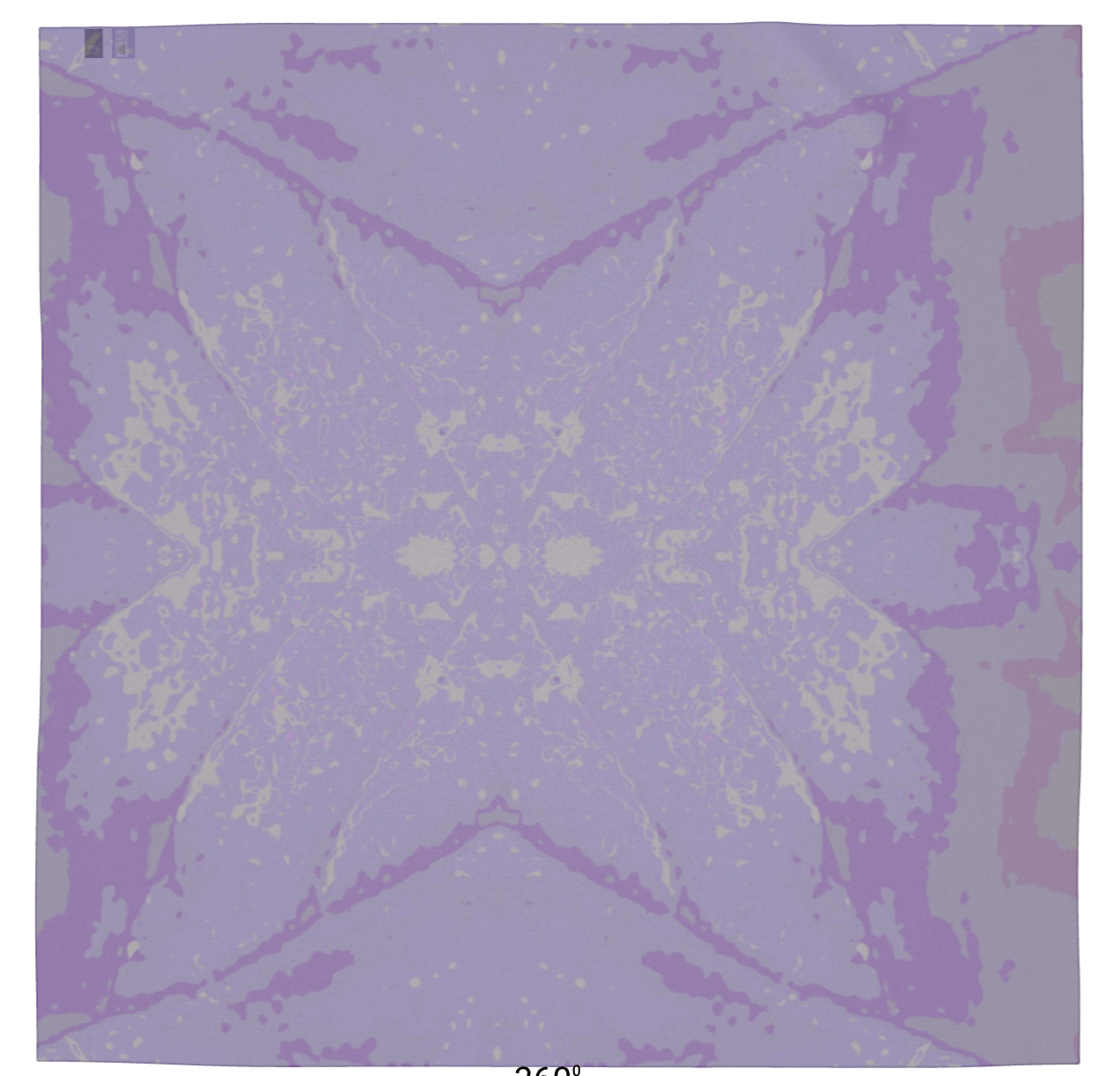 Purple Leaf Scarf Wrap or Shawl