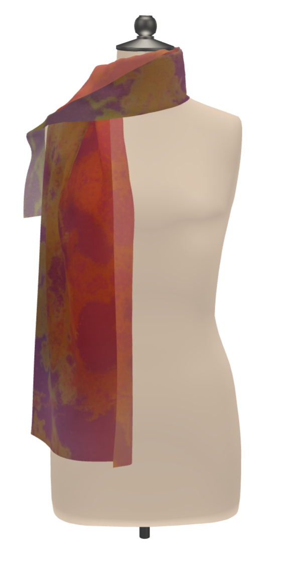 Neon Shade Scarf Wrap or Shawl