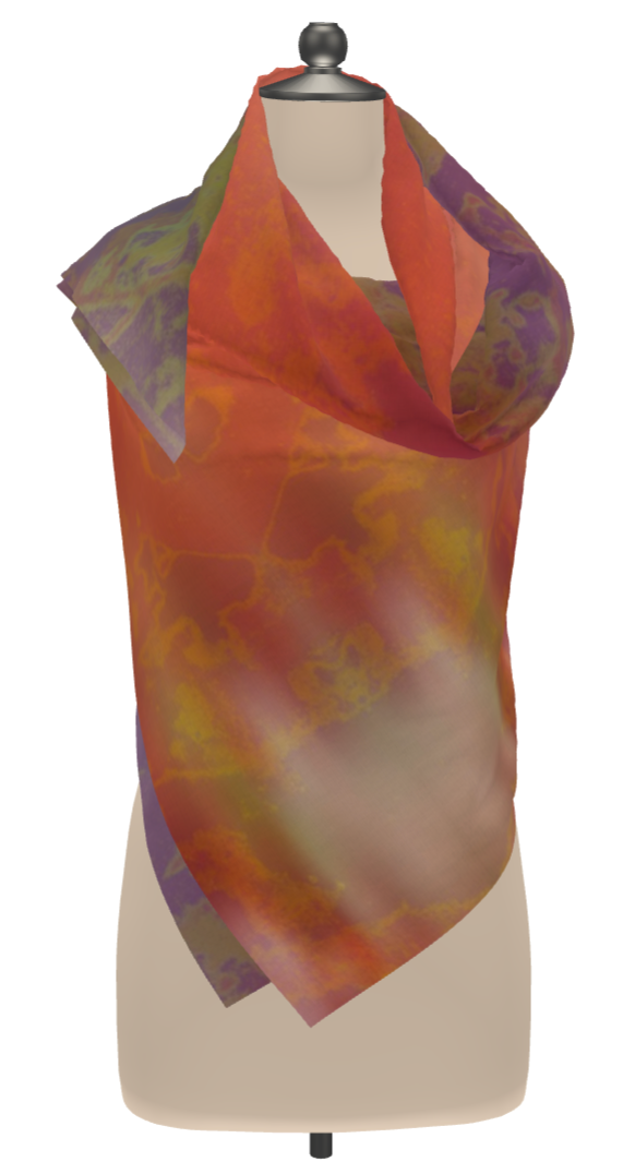 Neon Shade Scarf Wrap or Shawl