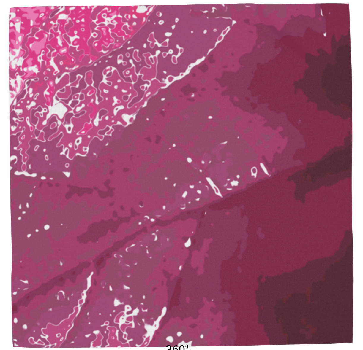 Pink Leaf Scarf Wrap or Shawl