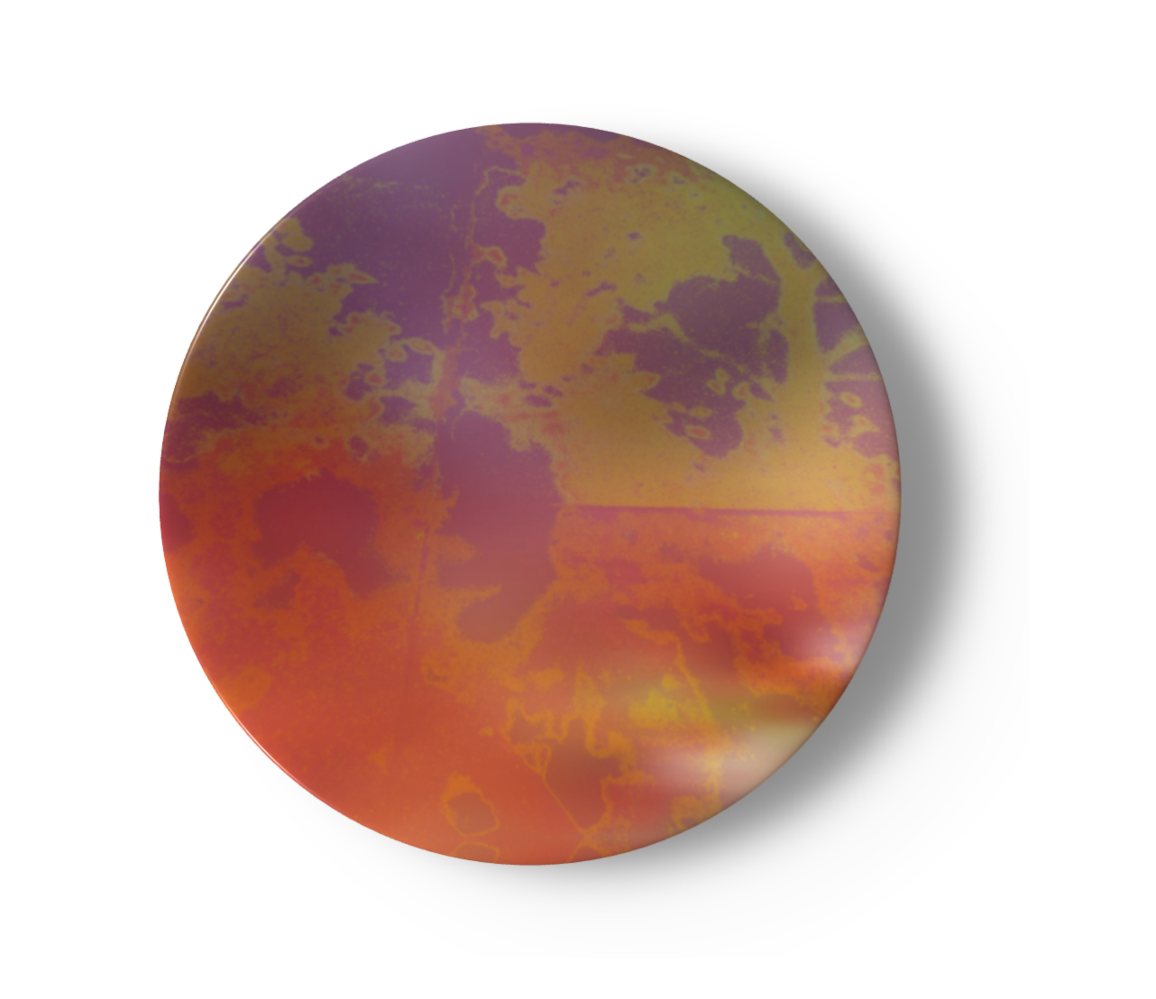 Neon Shade China Plates