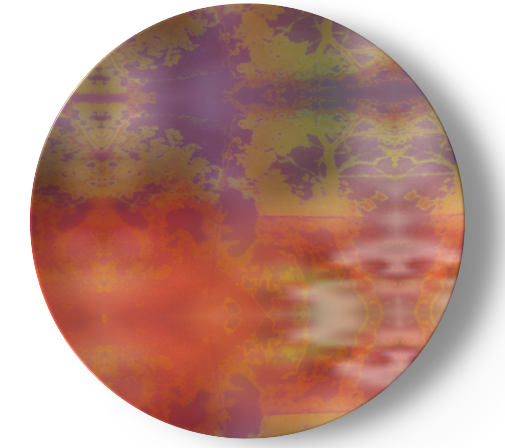 Neon Shade China Plates