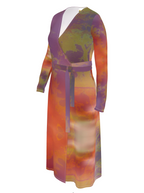 Neon Shade Wrap Dress
