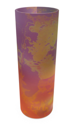 Neon Shade Glass Vase