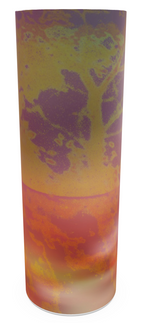 Neon Shade Glass Vase