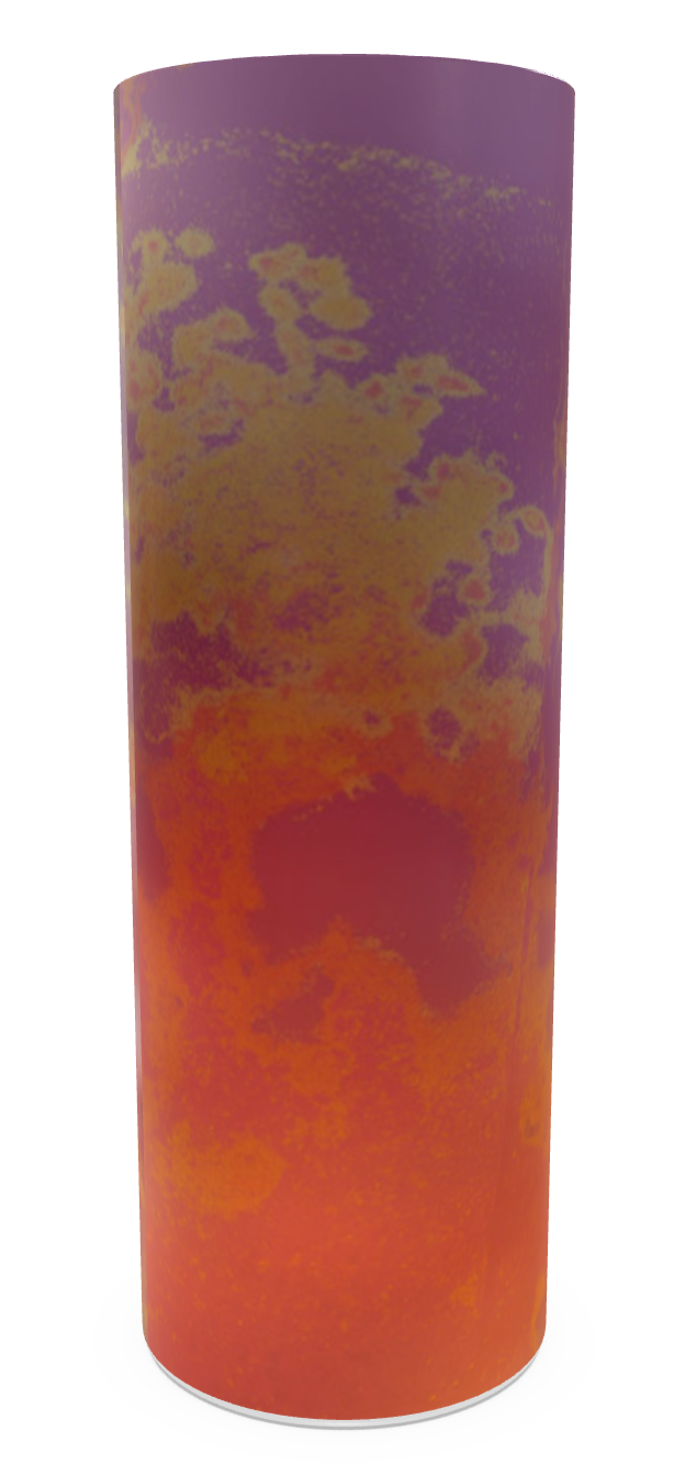 Neon Shade Glass Vase