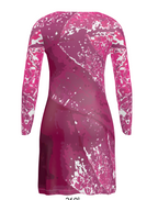 Pink Leaf Ladies Cardigan SHORT/LONG