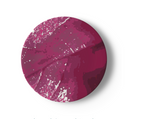 Pink Leaf China Plates