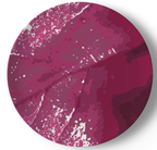 Pink Leaf China Plates