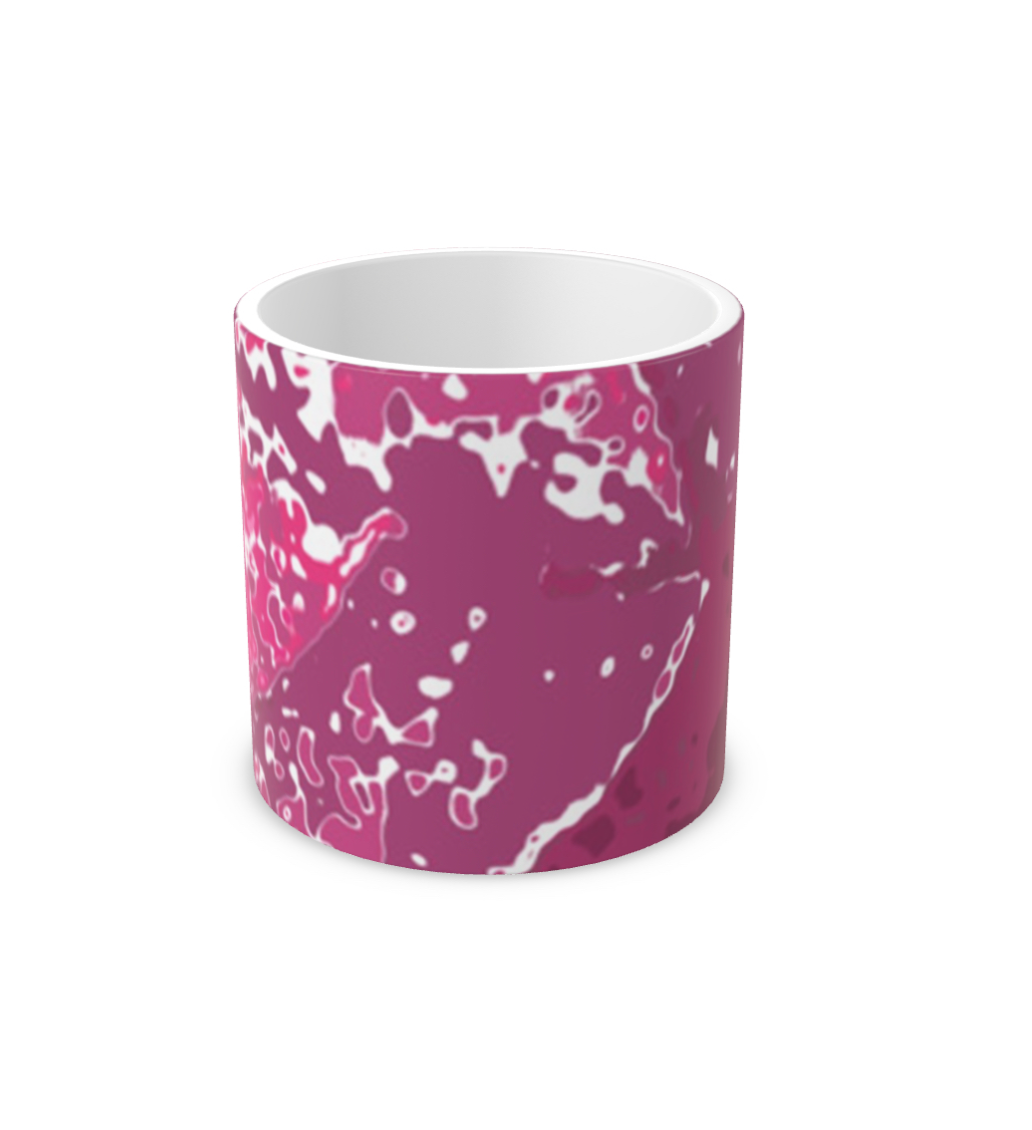Pink Leaf Plant Pot