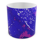 Electric Blue Leaf Plant Pot
