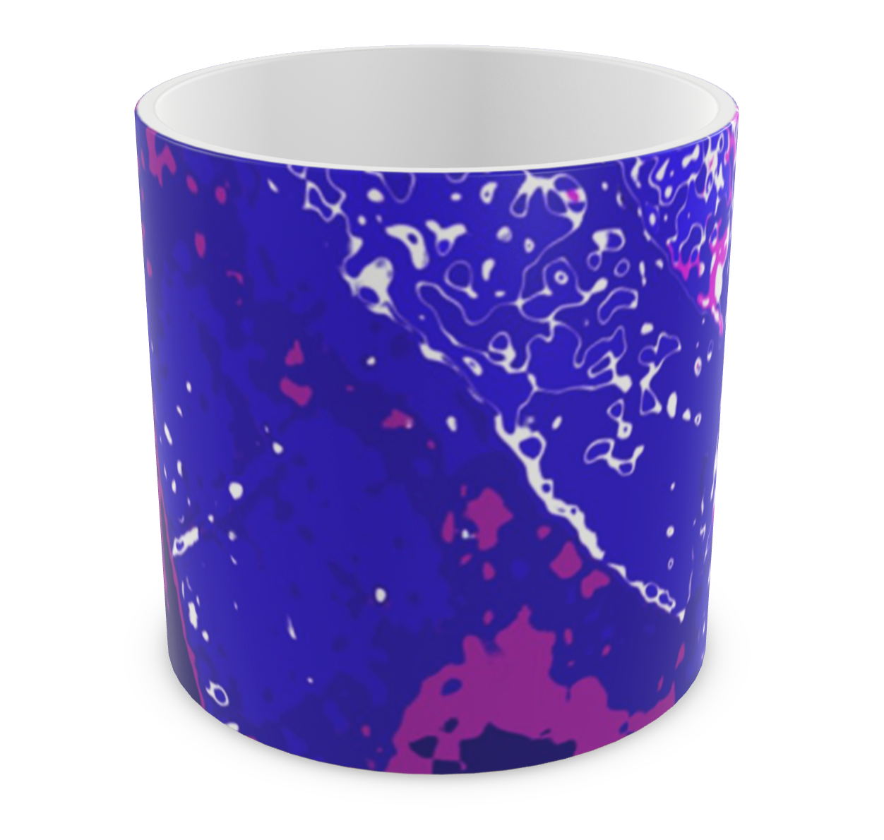Electric Blue Leaf Plant Pot