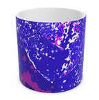 Electric Blue Leaf Plant Pot
