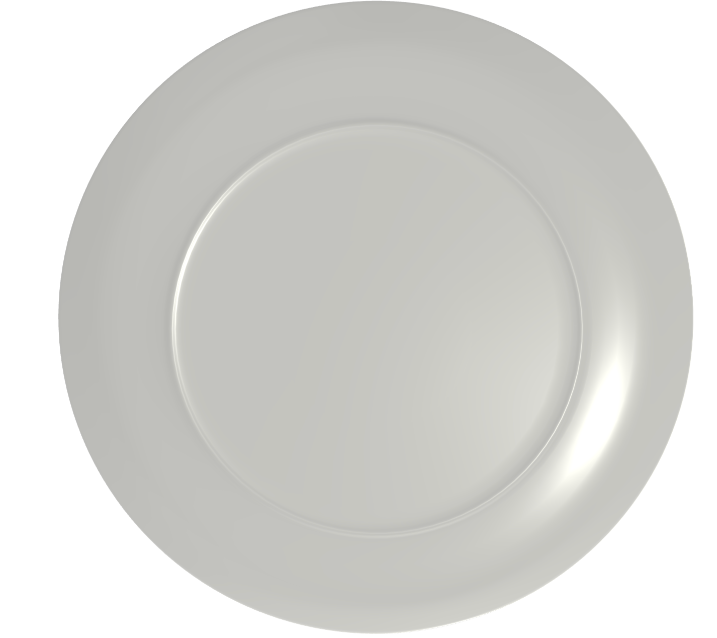 Electric Blue Leaf China Plates