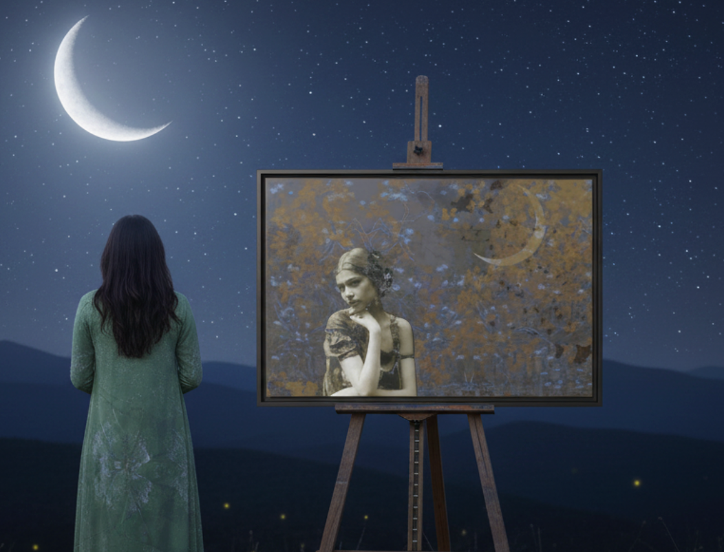 Pensive Canvas (Framed)