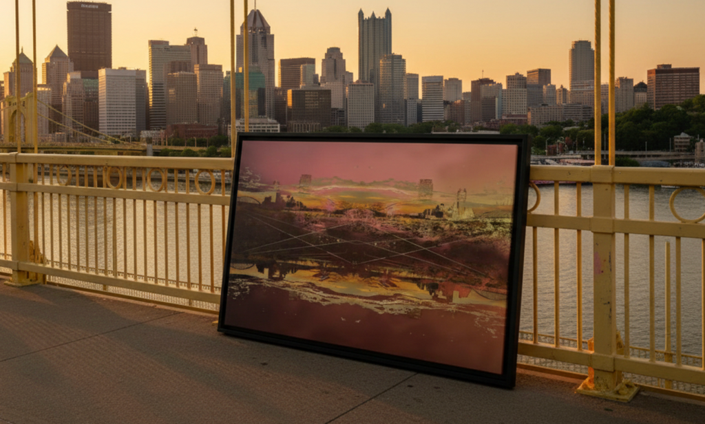 I Stayed Up All Night and All I Got Was This Glorious Sunrise Canvas (Framed)