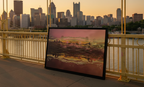 I Stayed Up All Night and All I Got Was This Glorious Sunrise Canvas (Framed)
