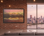 I Stayed Up All Night and All I Got Was This Glorious Sunrise Canvas (Framed)
