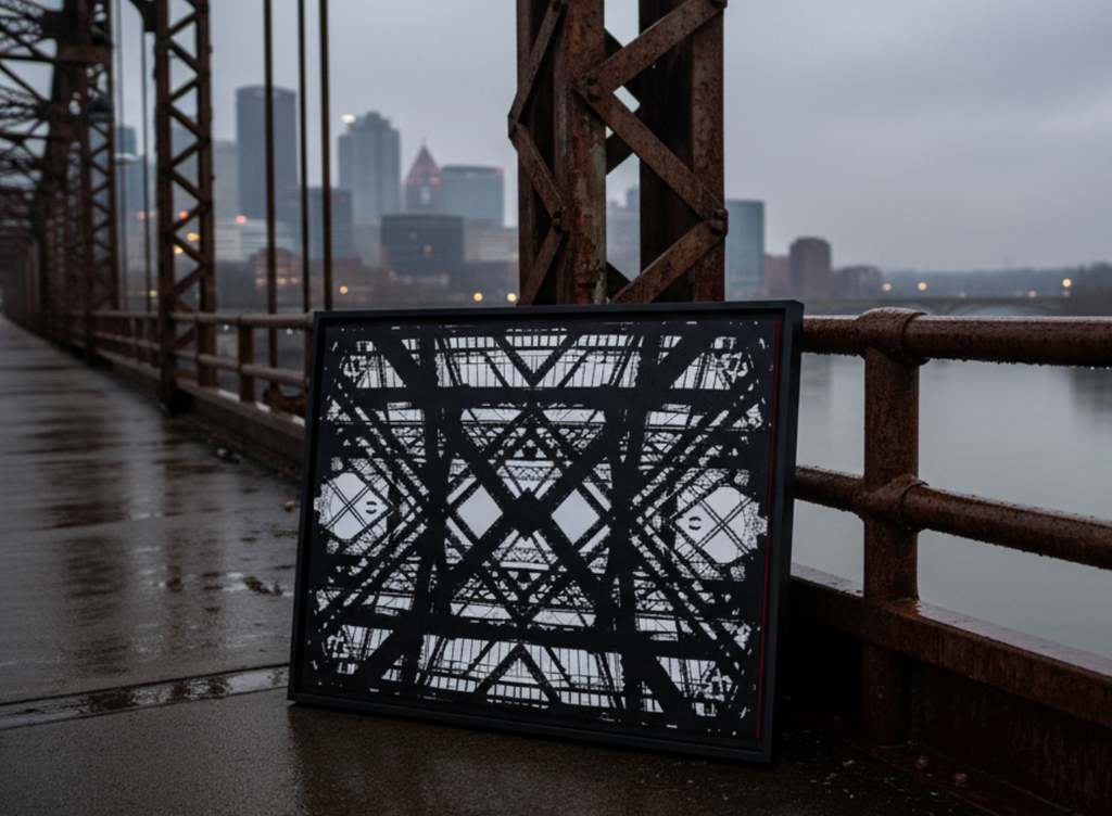 Hot Metal  Matte Canvas (Framed)