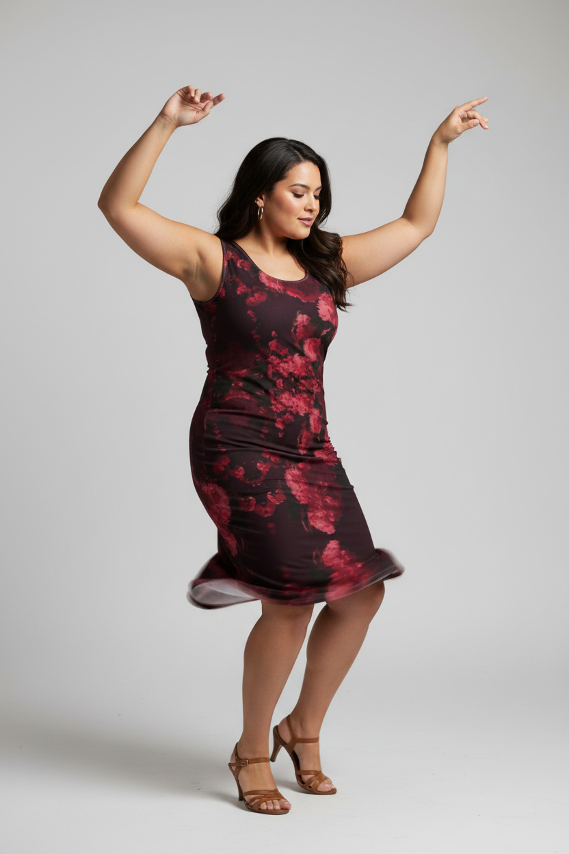 Bliss Blossom Bodycon Dress