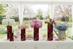 Bliss Blossom Glass Vase – Spring Flower Show Teatime Tablescape Reference