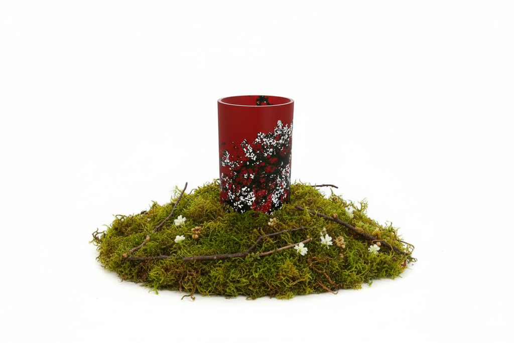 Mad Blossom Glass Vase