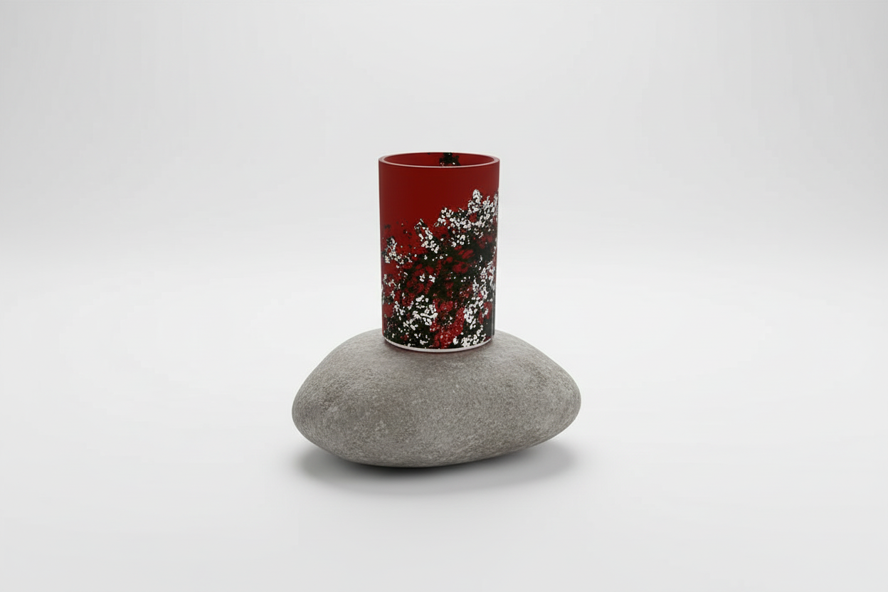 Mad Blossom Glass Vase