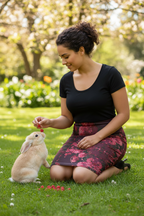 Bliss Blossom Pencil Skirt