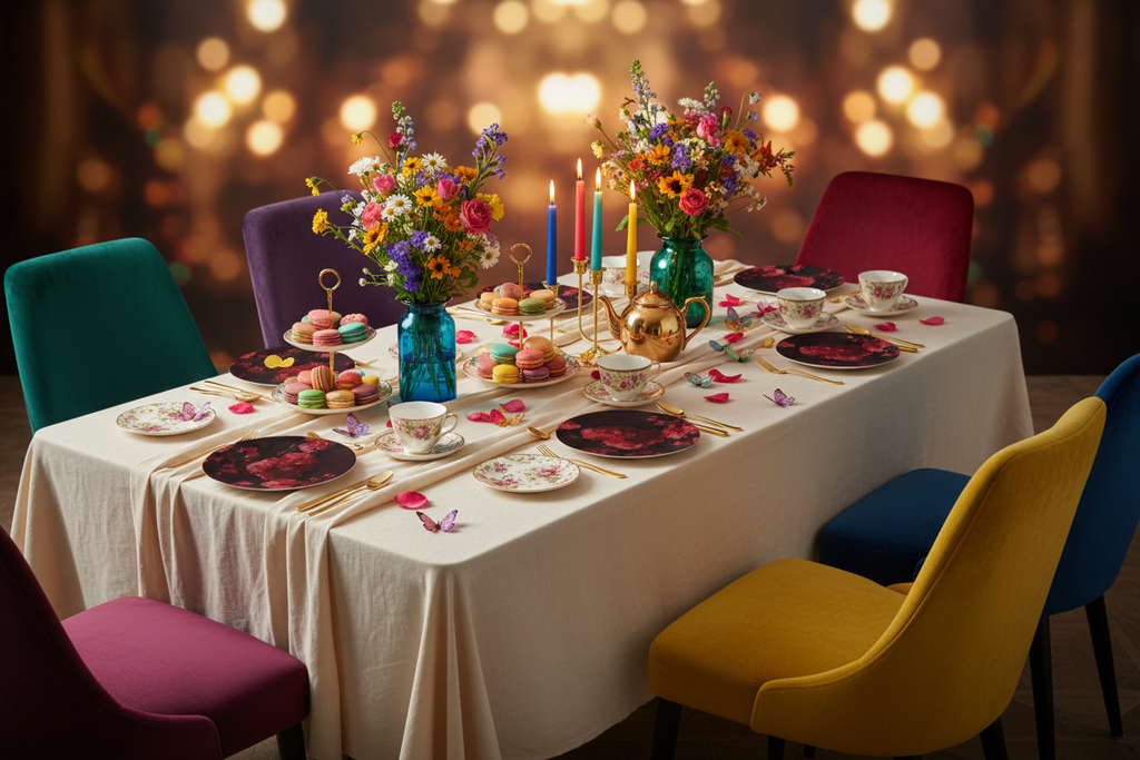 Bliss Blossom Plates – Toned Down Tablescape