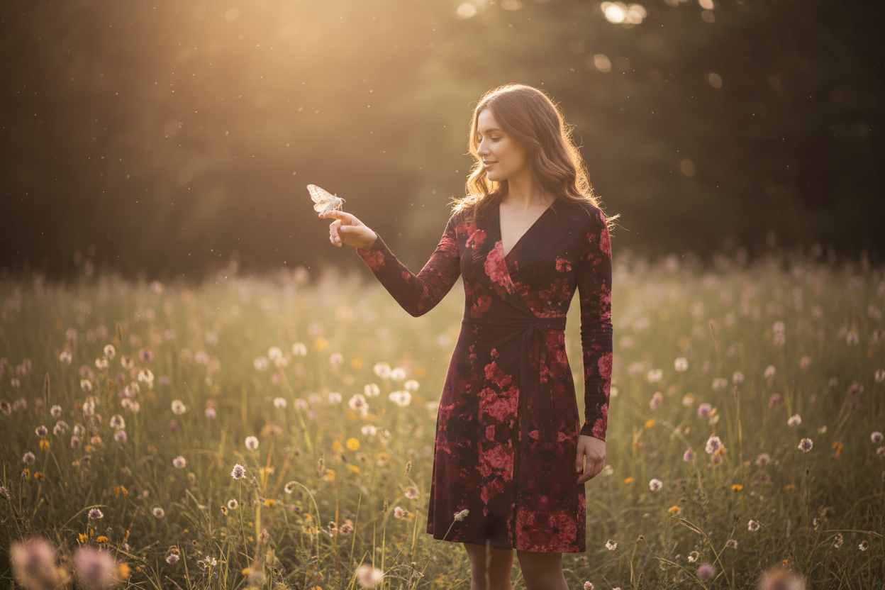 Bliss Blossom Wrap Dress