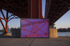 Bridge Truss Canvas - At the Real Bridge