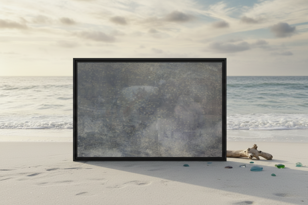 Clara Bow Dreaming Canvas - On the Beach