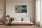 Earth Goddess Metal Print in Japandi Home
