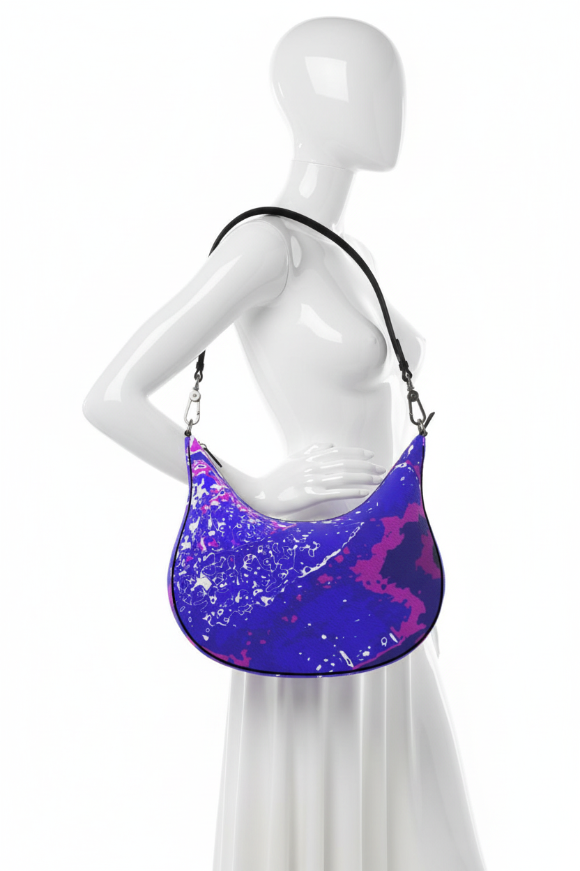 Electric Blue Curve Hobo Bag – Mannequin