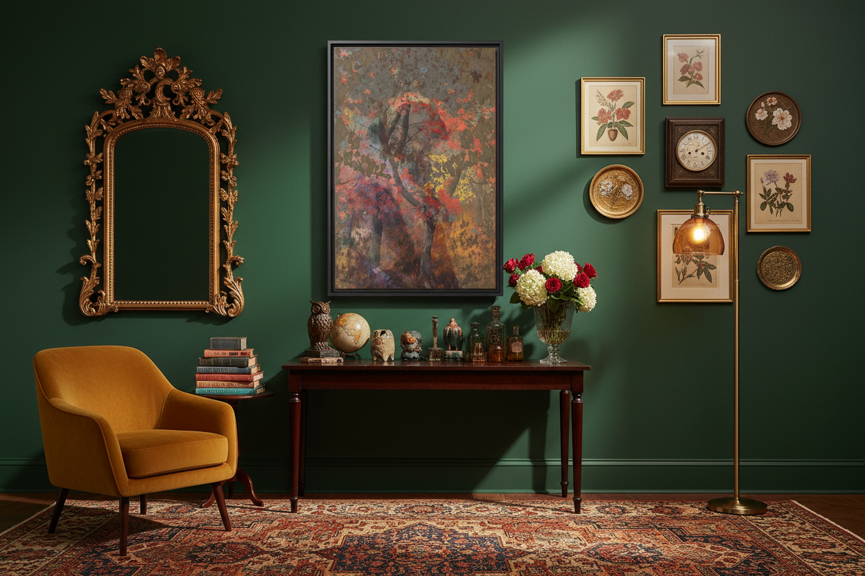 Forest Bathing Canvas - Antique Setting Warm Fun Vibe