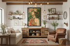 Green Goddess Canvas - Eclectic Modern Farmhouse