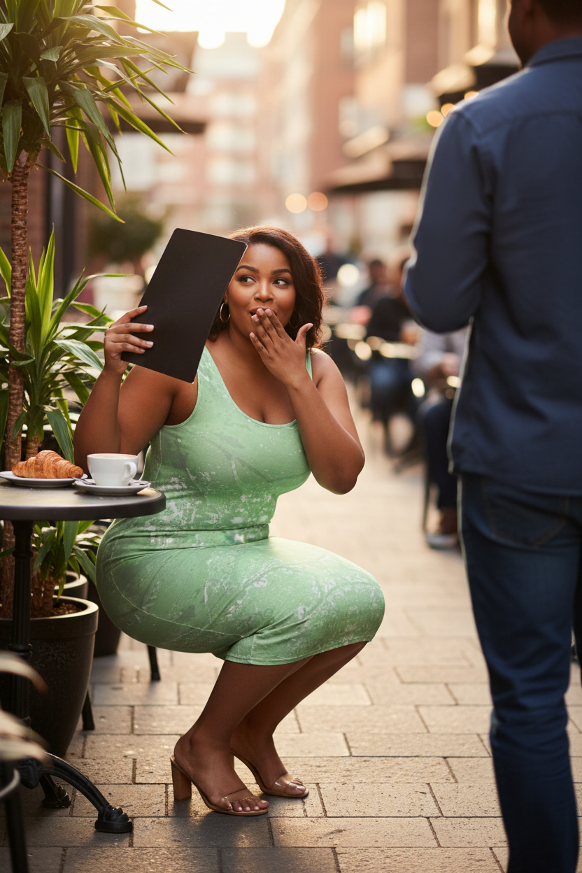 Green Leaf Bodycon Dress Avoiding Ex Mockup