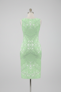 Green Leaf Bodycon Dress