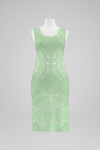 Green Leaf Bodycon Dress