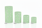 Green Leaf Glass Vase