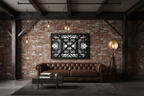 Hot Metal Canvas in Dramatic Industrial Loft
