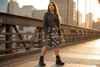 Hot Metal Pencil Skirt lifestyle mockup