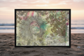 Joy Canvas - Close Up Beach Sunrise Dry Sand