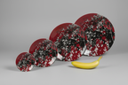 Mad Blossom China Plates Exact Scale 6.5 8 10.4 12.5 with Banana Studio Mockup