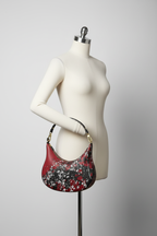 Mad Blossom Curve Hobo Bag Hanging Down Same Side Mannequin Mockup