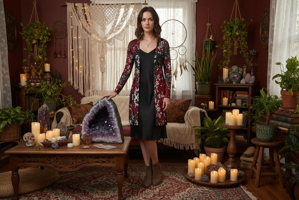 Mad Blossom Ladies Cardigan SHORT/LONG