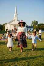Mad Blossom Midi Skirt – Church Picnic