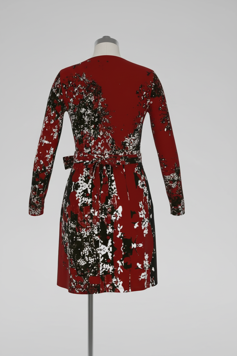 Mad Blossom Wrap Dress
