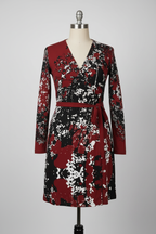 Mad Blossom Wrap Dress